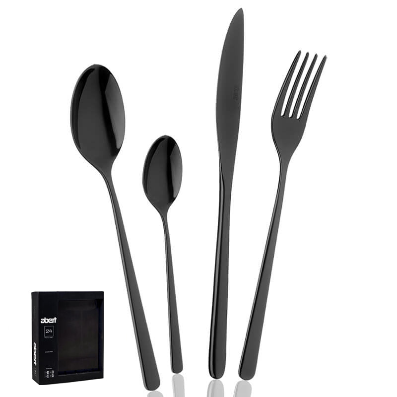 Abert Stilo Servizio Posate In Acciaio Inox Set 24 Pz
