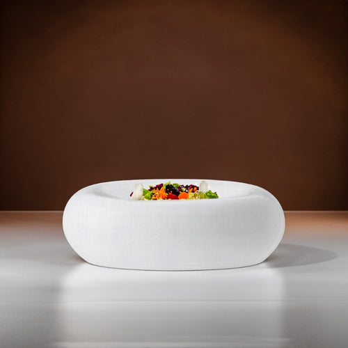 15X10 Cm Stone Piatto Presentazione Ovale In Porcellana Set 6 Pz