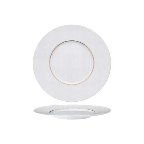 23 Cm Essentia Ligne D Or Piatto Frutta Dessert In Porcellana Set 6 Pz