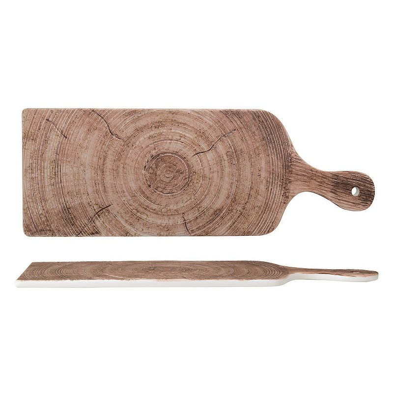 Tagliere Rettangolare In Porcellana Effetto Legno Set 4 Pz