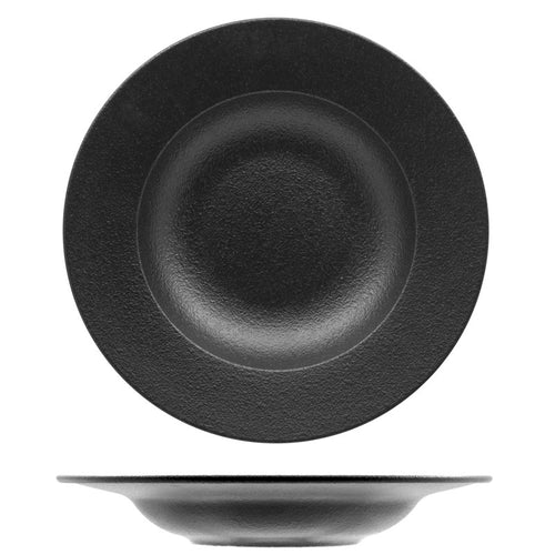 26 Cm Ariane Black Dazzle Piatto Fondo In Porcellana Set 6 Pz