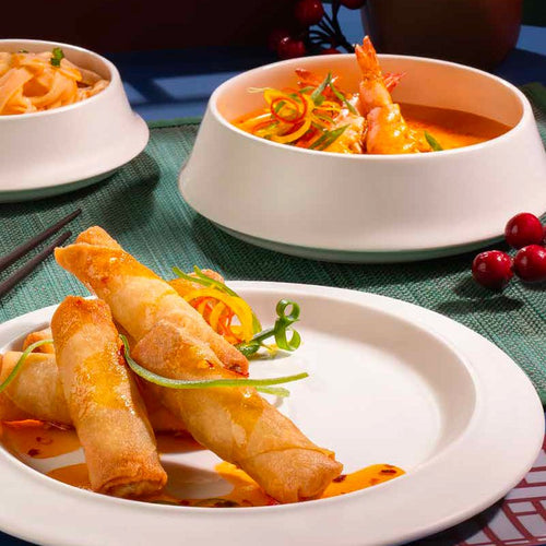 29 Cm Ariane Kama Piatto Piano In Porcellana Set 6 Pz