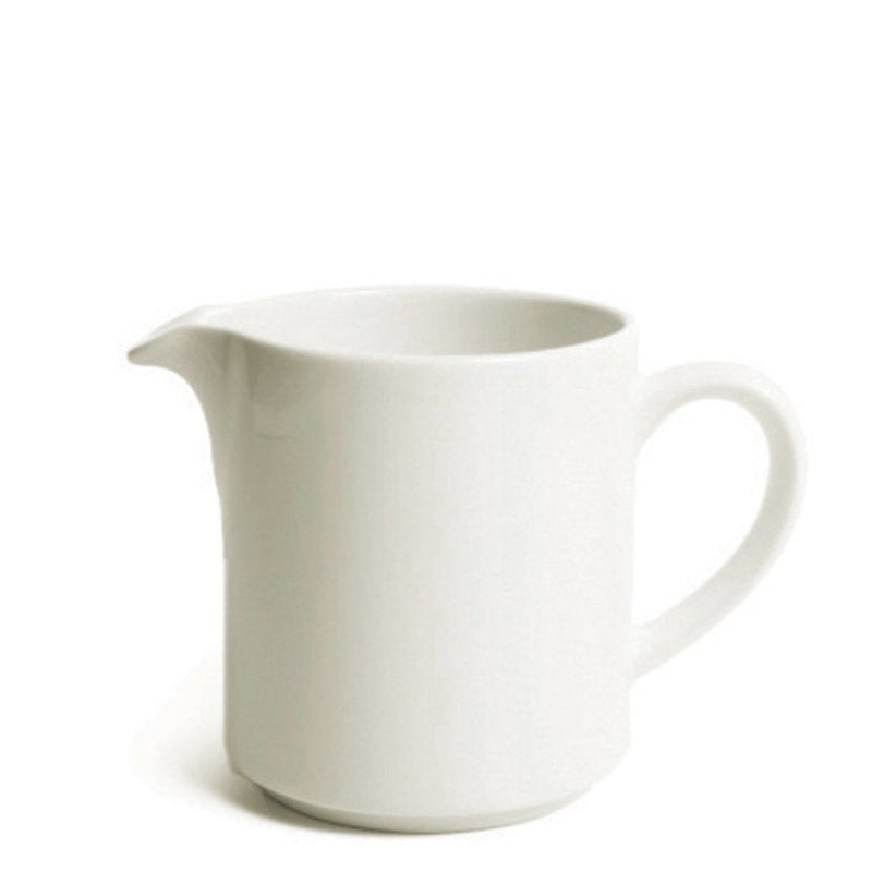 ANCIEN POT A Lait En Porcelaine De Sarreguemines Perlé Forme Viennoise