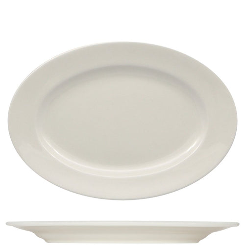 45X31 5 Cm Ariane Prime Piatto Vassoio Ovale In Porcellana Set 3 Pz