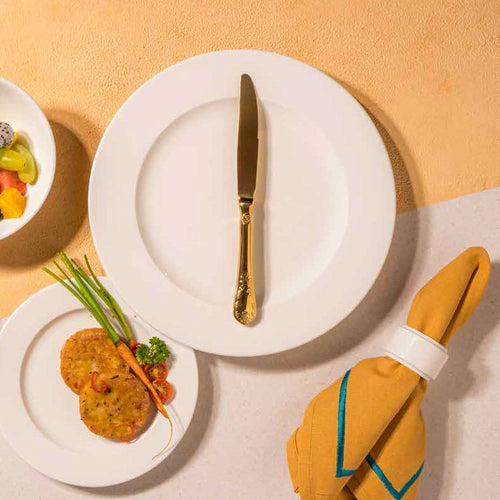 25 Cm Ariane Prime Piatto Piano In Porcellana Set 12 Pz