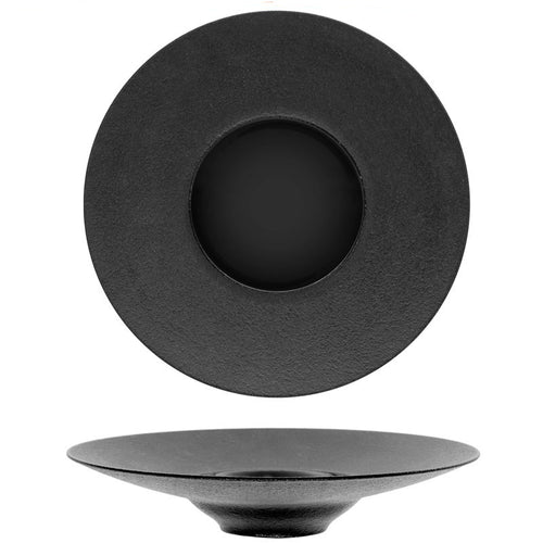 28 Cm Ariane Black Dazzle Piatto Fondo In Porcellana Set 6 Pz