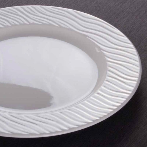 30 Cm Ariane Ripple Piatto Fondo In Porcellana Set 12 Pz