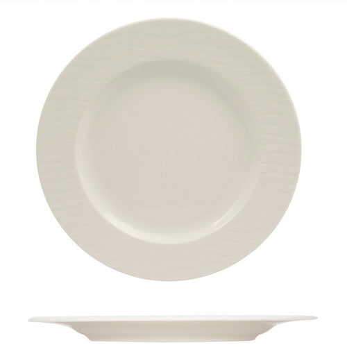 31 Cm Ariane Ripple Piatto Piano In Porcellana Set 6 Pz