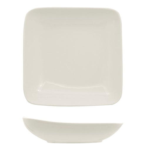 21X21 Cm Ariane Vital Square Piatto Fondo In Porcellana Set 6 Pz