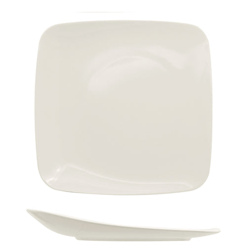 30X30 Cm Ariane Vital Square Piatto Piano In Porcellana Set 6 Pz