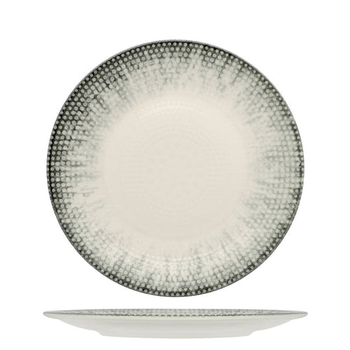 23 Cm Kutahya Porselen Oregon Piatto Piano In Porcellana Set 12 Pz