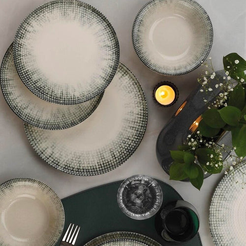 23 Cm Kutahya Porselen Oregon Piatto Piano In Porcellana Set 12 Pz