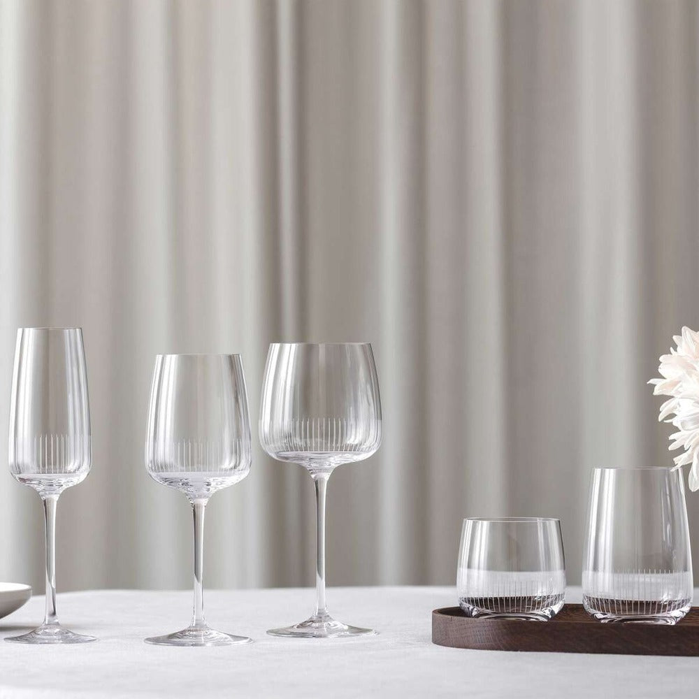 12 cl - Villeroy & Boch Afina Calice Flute In Vetro Set 4 Pz