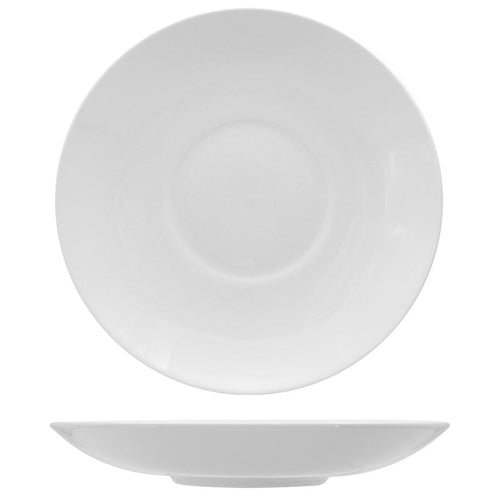 30 Cm Lioness Justwhite Piatto Fondo In Porcellana Set 3 Pz