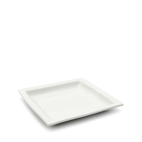 10X10 Cm Lioness Justwhite Piatto Piano In Porcellana Set 6 Pz