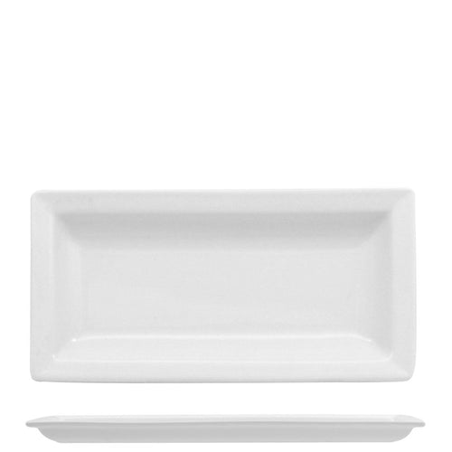 17 8X8 7 Cm Lioness Justwhite Piatto Presentazione Rettangolare In Porcellana Set 6 Pz