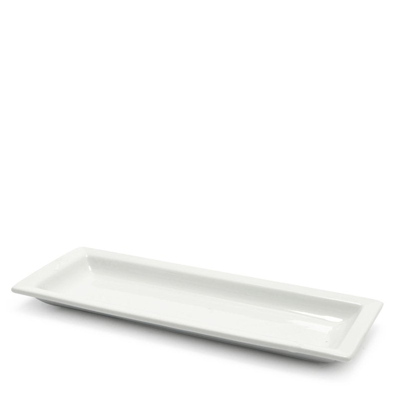 22 5X8 7 Cm Lioness Justwhite Piatto Presentazione Rettangolare In Porcellana Set 6 Pz