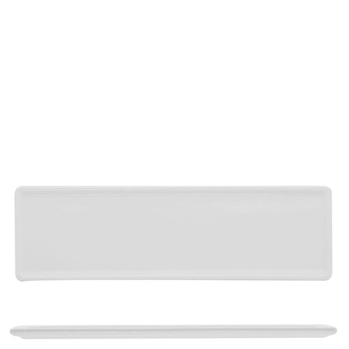 26 3X8 Cm Lioness Justwhite Piatto Vassoio Rettangolare In Porcellana Set 6 Pz