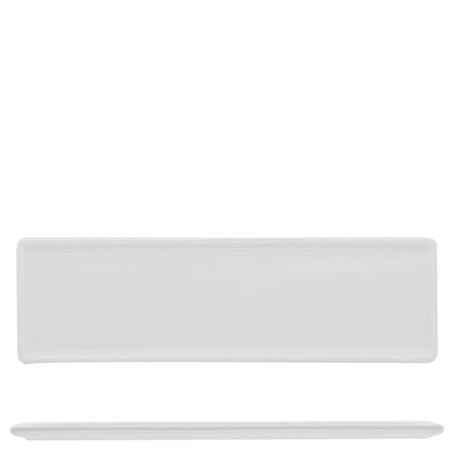 35 2X8 2 Cm Lioness Justwhite Piatto Vassoio Rettangolare In Porcellana Set 6 Pz