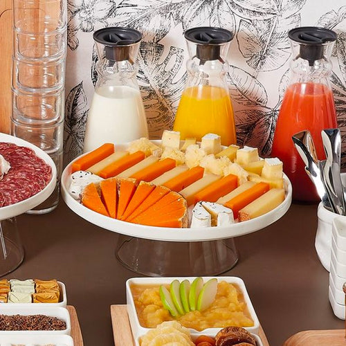 31 Cm Arcoroc Mekkano Piatto Piano In Vetro Opale Set 3 Pz