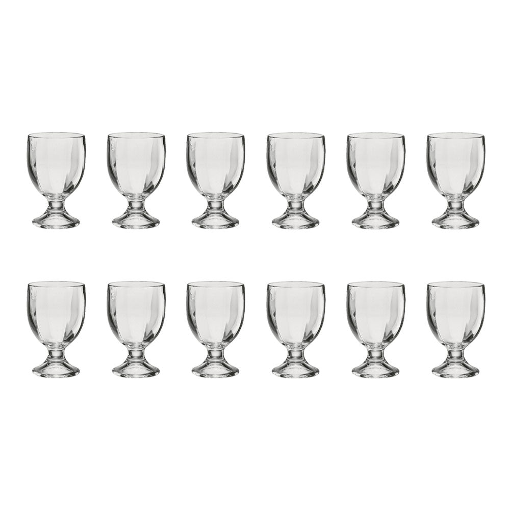 24.5 cl - Borgonovo Mughetto Calice Acqua - In Vetro - Set 12 Pz