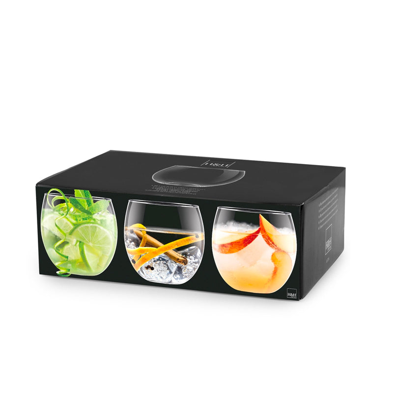 46 Cl Handh Bubbly Bicchiere Acqua In Vetro Set 6 Pezzi