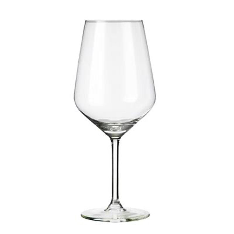 53 Cl Leerdam Crisal Carre Calice Vino Rosso In Vetro Set 6 Pezzi
