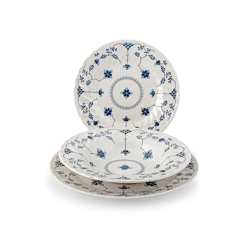 Churchill James Sadler And Sons Finlandia Servizio Piatti In Terracotta Set 18 Pz