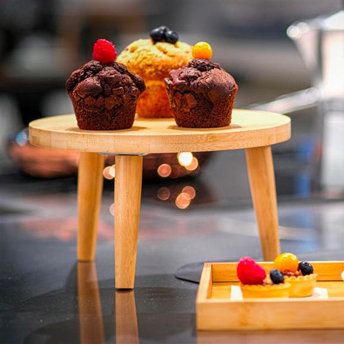 25 Cm Vassoio Rialzati In Legno