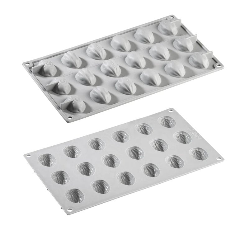 18 Forme Pavoni Gourmand Stampo Decorazioni Noci In Silicone