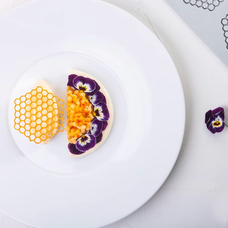 8 Forme Pavoni Honeycomb Stampo Decorazioni Nido D Api In Silicone