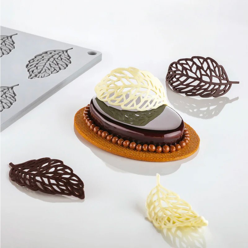 10 Forme Pavoni Gourmand Stampo Decorazioni Piume In Silicone
