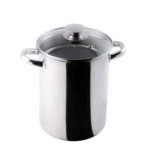 16 Cm Aeternum La Divina Reinox Pentola Alta Asparagera Con Coperchio In Acciaio Inox