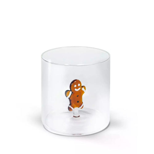 25 cl - Monterey Natale Bicchiere Acqua in Vetro Borosilicato - Set 4 Pz
