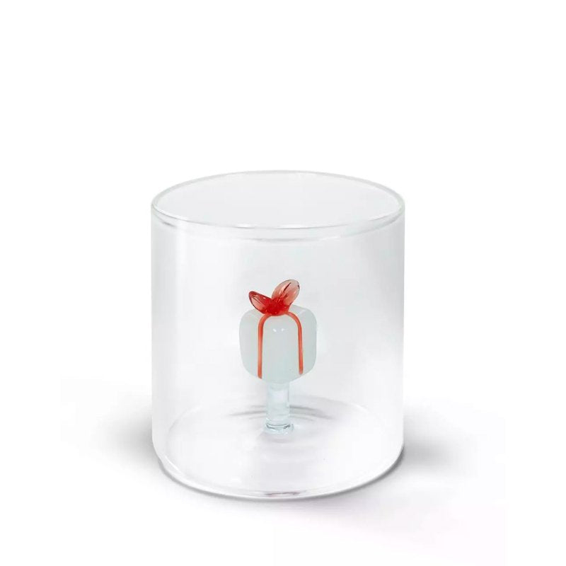 25 cl - Monterey Natale Bicchiere Acqua in Vetro Borosilicato - Set 4 Pz