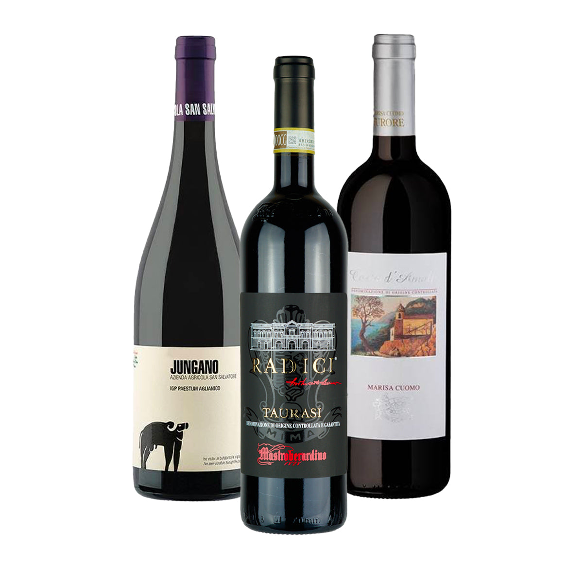 Trio Campano Tasting Set Bottles