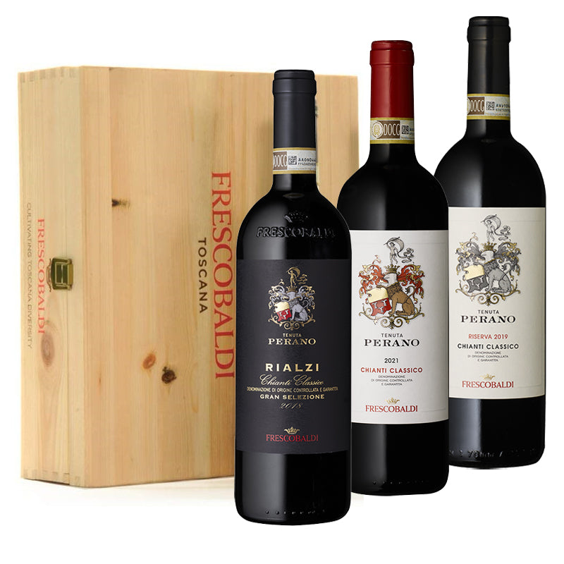 Tenuta Perano Chianti Classico Docg Cantina Frescobaldi Set 3 Bottiglie