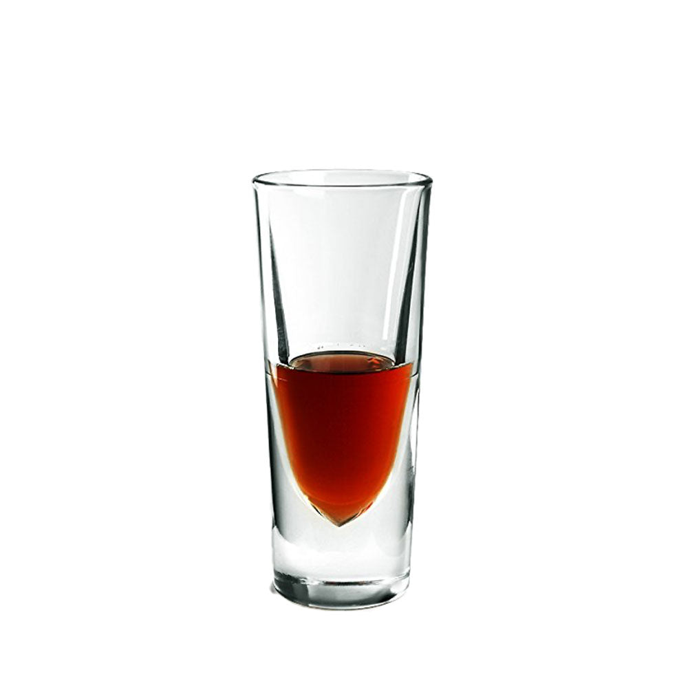 13 cl - Borgonovo Rocky Bicchiere Liquore Shot - In Vetro - Set 6 Pz