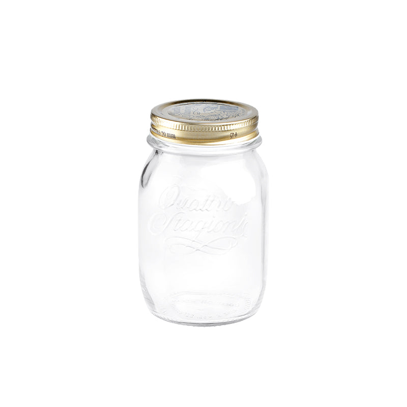 50 Cl Bormioli Rocco Quattro Stagioni Vasetto Con Ricettario Set 6 Pz