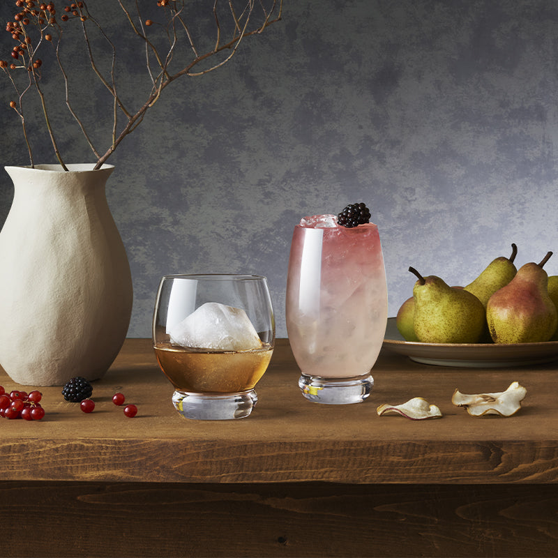 50 cl - Backdoor '20S Bicchiere Cocktail Bramble In Vetro - Set 6 Pz