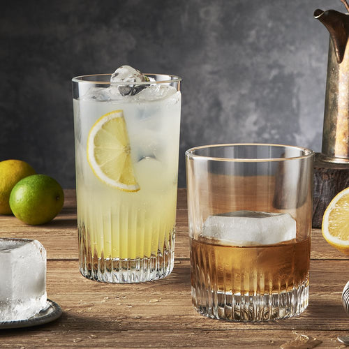 45 cl - Bormioli Rocco Graphics Bicchiere Bibita In Vetro - Set 6 Pz