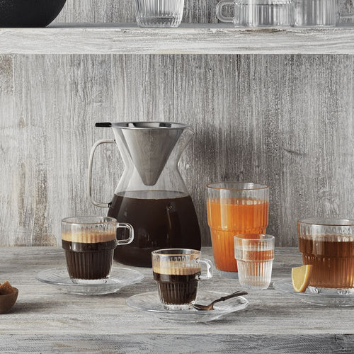 6.8 cl - Bormioli Rocco Barshine Bicchiere Shot In Vetro - Set 6 Pz