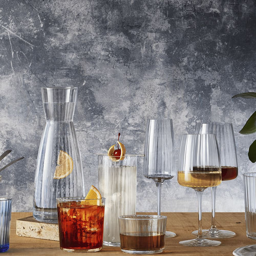 1 Litro - Bormioli Rocco Exclusiva Caraffa In Vetro - Set 6 Pz