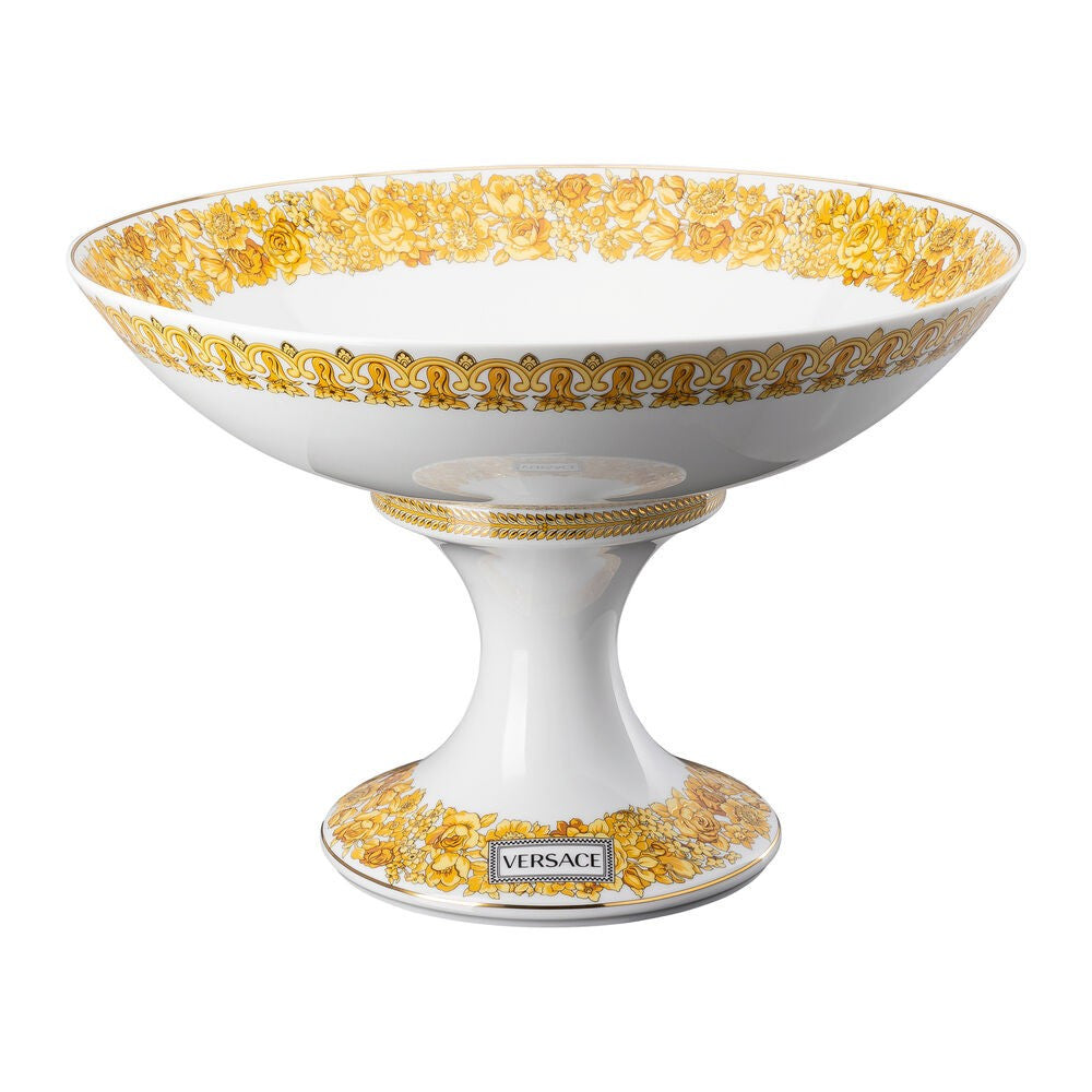 35.4 cm - Versace Medusa Rhapsody Coppa Rialzata In Porcellana