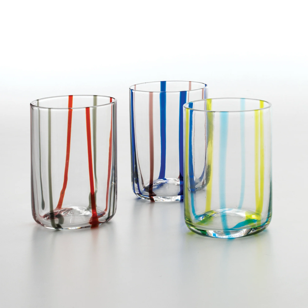 35 cl - Tirache Borosilicate Glass Water Glasses - Set 6 Pieces