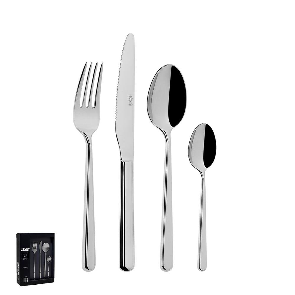 Luna Cutlery Set Stainless Steel 18/10 Set 24 Pcs