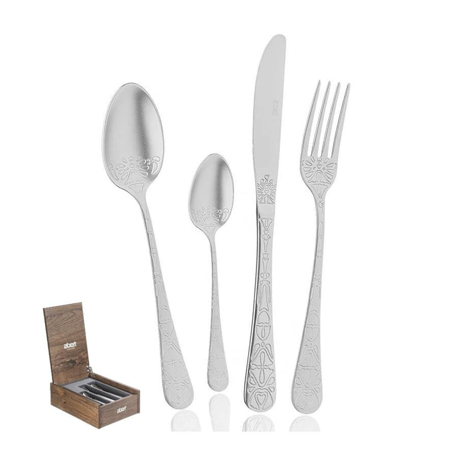Tattoo Stainless Steel Cutlery Set - Set 24 Pieces