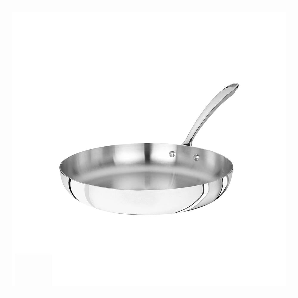 Alu-Inox 3-ply Low Induction Frying Pan with Tubular AluInox Handle