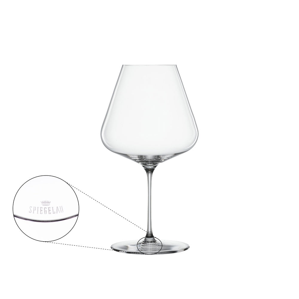 96 cl - Spiegelau Definition Calice Vino Rosso Burgundy In Vetro Cristallino - Set 4 Pz