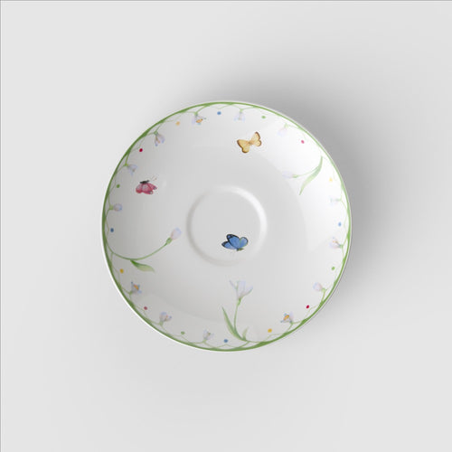 14.8 cm - Villeroy & Boch Colorful Spring Piattino Tazzina Tè In Porcellana Premium - Set 6 Pz